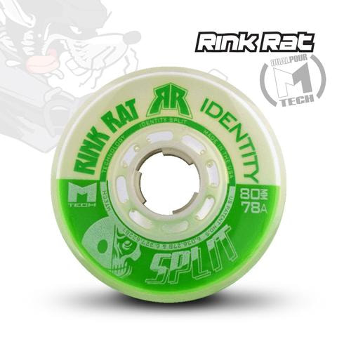Rink Rat Single Wheel TRICKSTER Green Inline Indoor Roller Hockey 76mm